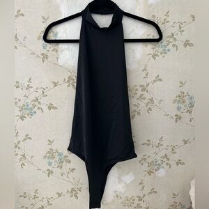 Zara Black Halter Bodysuit